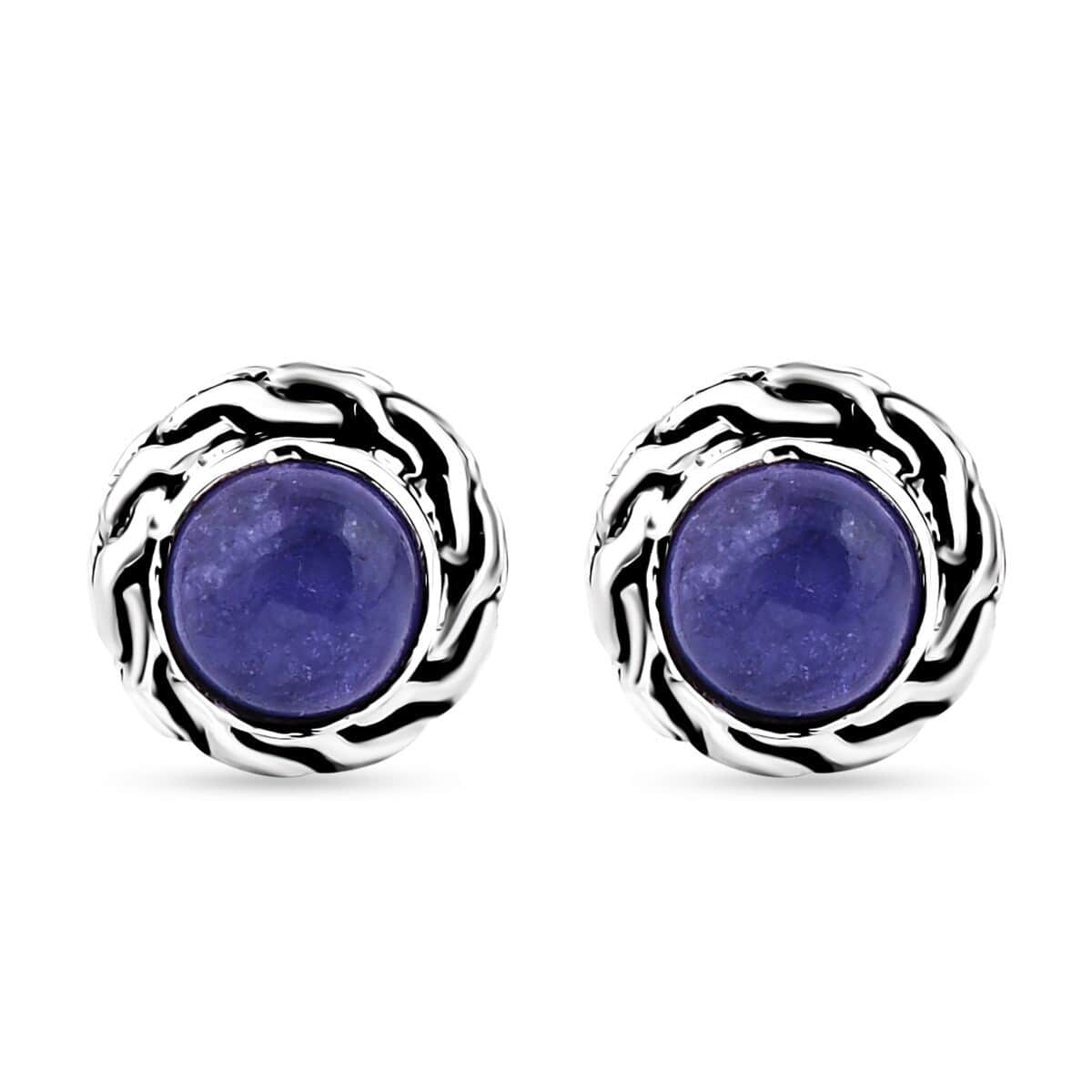 Bali Legacy Tanzanite Stud Earrings in Sterling Silver 2.40 ctw image number 0