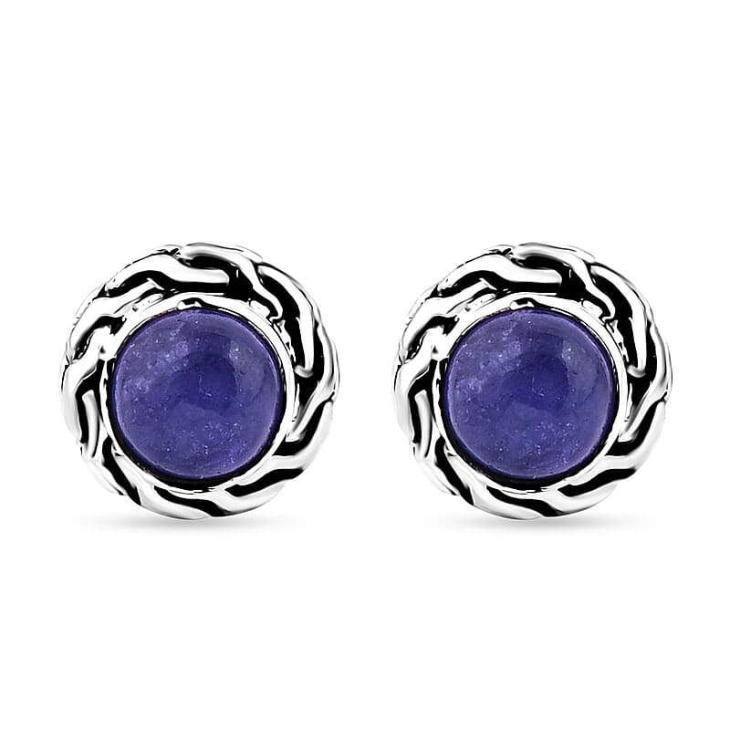 Bali Legacy Tanzanite 2.40 ctw Stud Earrings in Sterling Silver