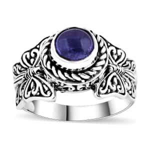 Bali Legacy Tanzanite Butterfly Ring in Sterling Silver (Size 8.0) 1.80 ctw