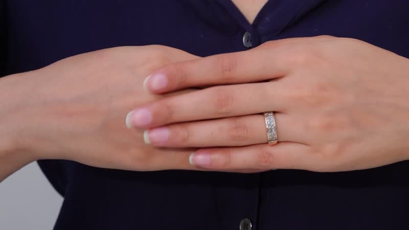 Luxoro 14K Rose Gold Natural Champagne Diamond (I1-I2) Double Row Half Eternity Band Ring (Size 10.0) 2.00 ctw