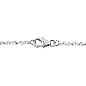 Blue Star Sapphire (DF) and Moissanite 7.54 ctw Pendant in Rhodium Over Sterling Silver