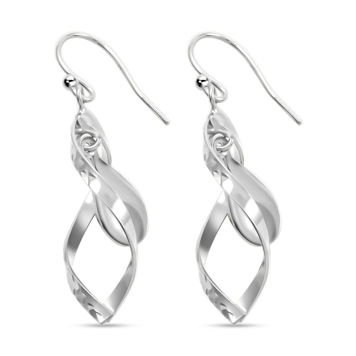 Sterling Silver Dangle Earrings (2.50 g) image number 3