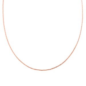14K Rose Gold Over Sterling Silver Mariner Chain Necklace 24 Inches 3.20 Grams