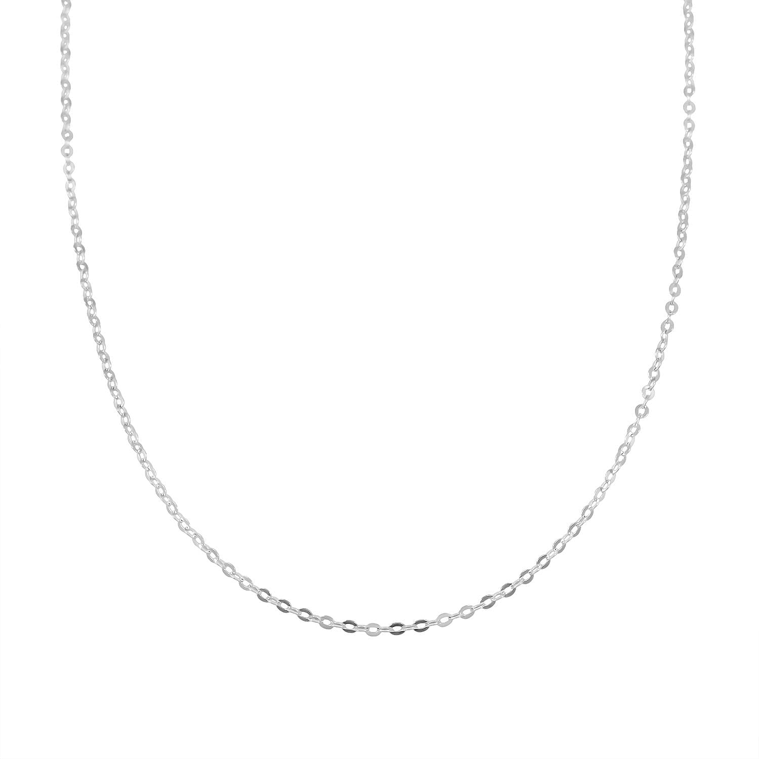 Sterling Silver Link Chain Necklace 18-24 Inches 2.20 Grams