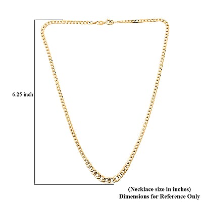Grumetta Italian 14K Yellow Gold Chain Necklace 3.15 Grams