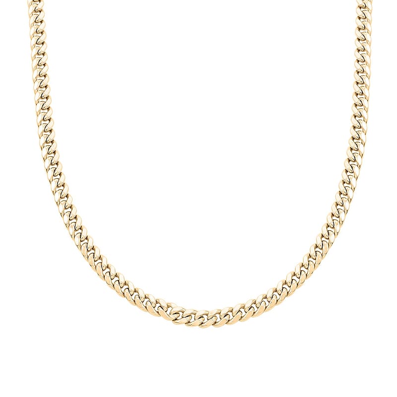 10K Yellow Gold 6.7mm Miami Cuban Chain Necklace 24 Inches 29.50 Grams