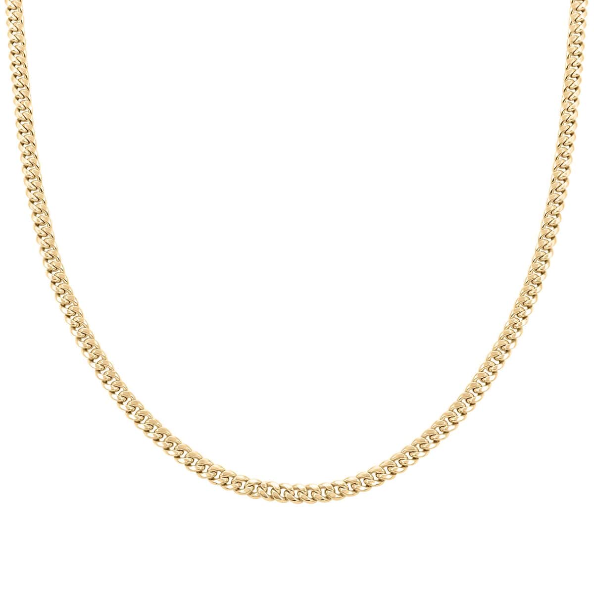 10K Yellow Gold 4.5mm Miami Cuban Chain Necklace 22 Inches 12.20 Grams image number 2