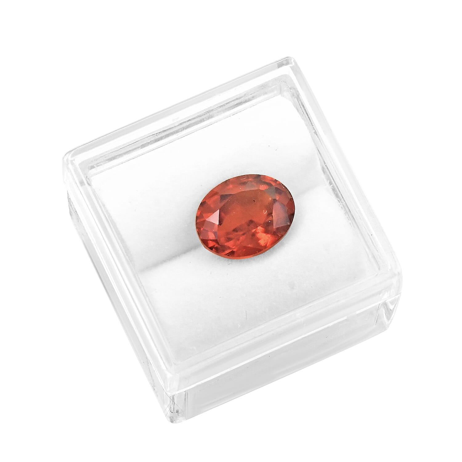 AAAA Tanzanian Honey Garnet (Ovl 11x9 mm) 3.00 ctw Loose Gemstone