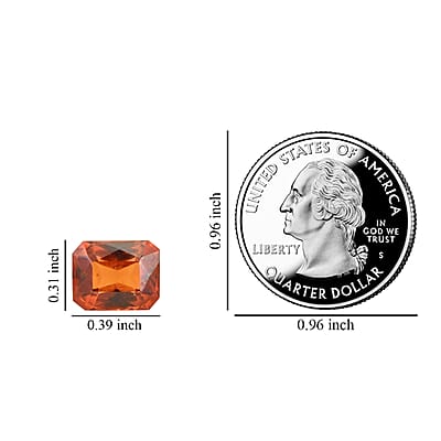 AAAA Tanzanian Honey Garnet (Oct 10x8 mm) 3.00 ctw Loose gemstone