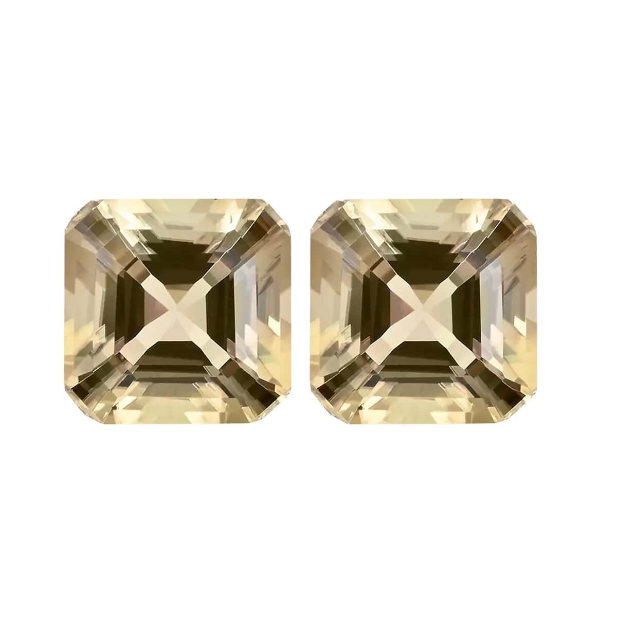 Asscher Cut AAAA Turkizite Set of 2 (Oct 7 mm) 4.00 ctw image number 0