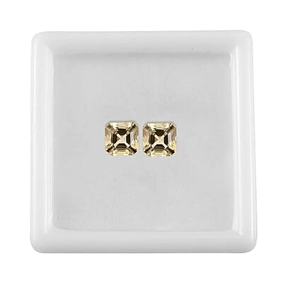 Asscher Cut AAAA Turkizite Set of 2 (Oct 7 mm) 4.00 ctw