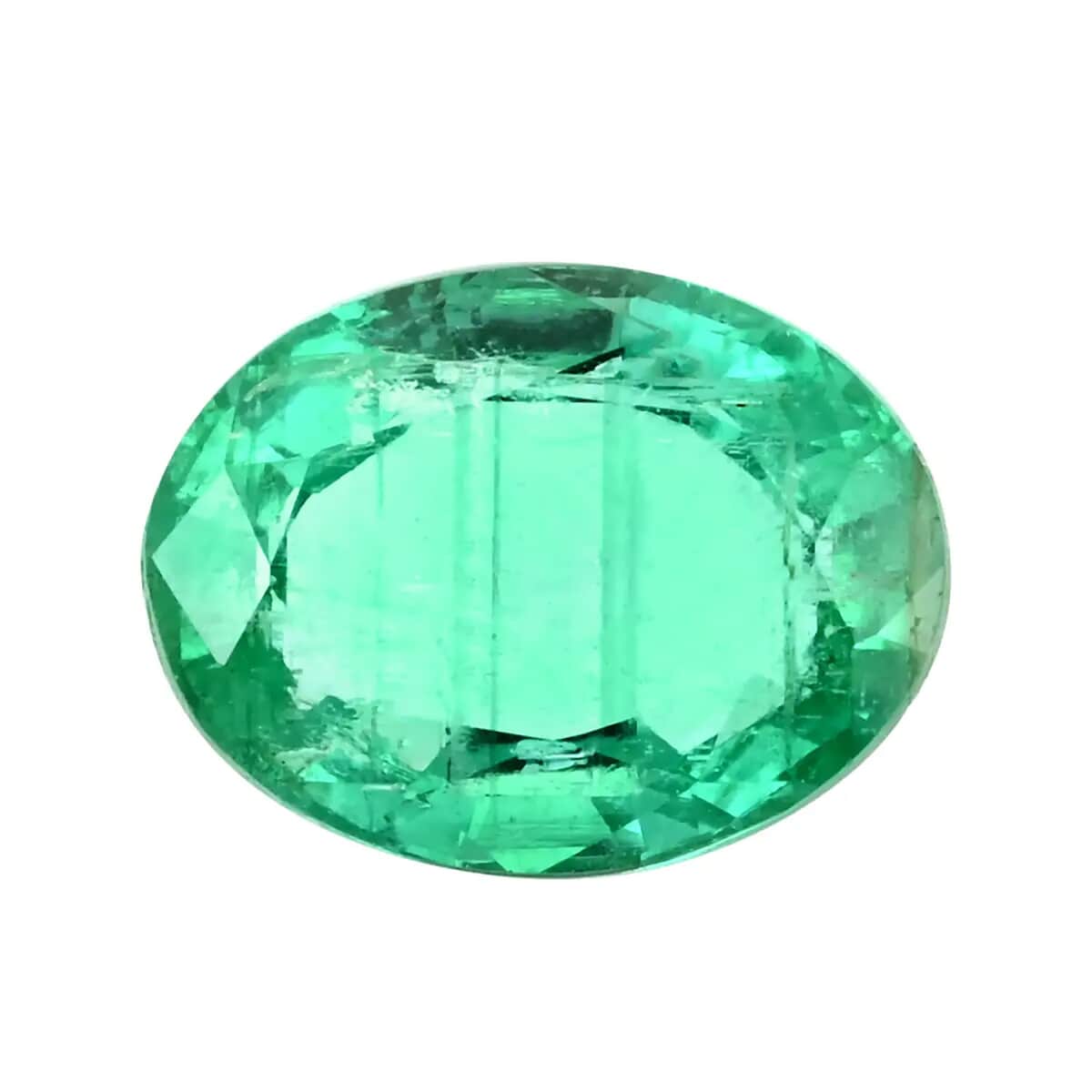 AAA Kagem Zambian Emerald (Ovl 8.5x6.5 mm) 1.30 ctw image number 0