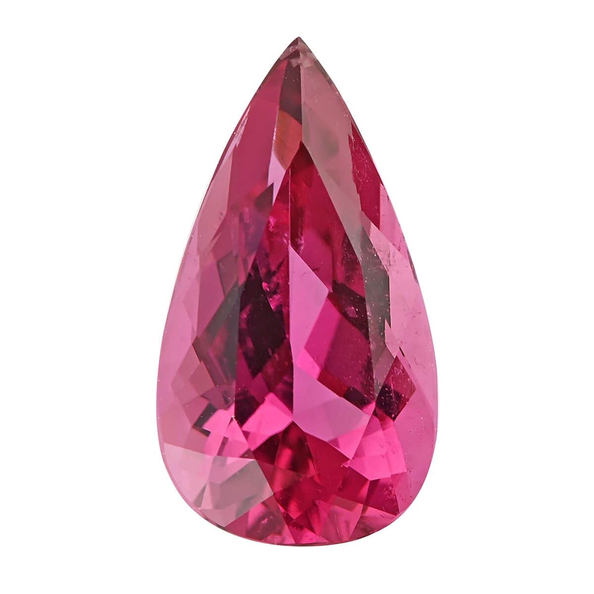 Certified & Appraised AAAA Pink Purplish Tourmaline (Pear Free Size) 3.00 ctw image number 0