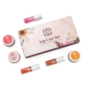 Set of 6 Lip Balm and Lip Oils - Mango, Strawberry & Passionfruit - 10ml