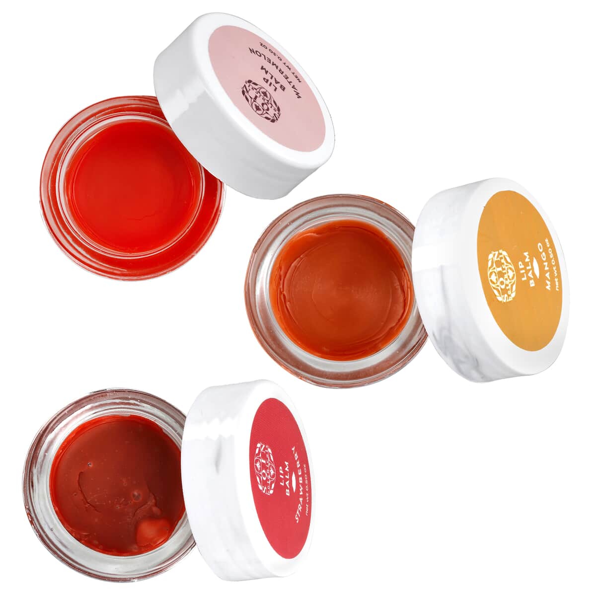 Set of 6 Lip Balm and Lip Oils - Mango, Strawberry & Passionfruit - 10ml image number 5