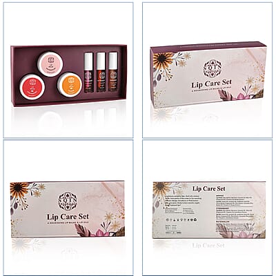 Set of 6 Lip Balm and Lip Oils - Mango, Strawberry & Passionfruit - 10ml