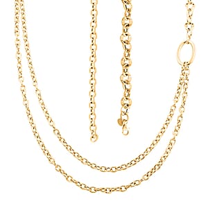 Italian Link Chain Necklace in 10K Yellow Gold 9.40 Grams 18-20 Inches