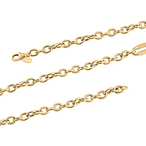 Italian Stations Long Length Luce Oro Necklace in 10K Yellow Gold 6.60 Grams 24 Inches