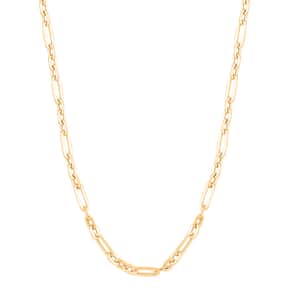 Italian 10K Yellow Gold Figaro Necklace 18-20 Inches 4.7 Grams