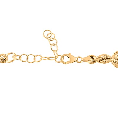 Riflessi Oro Italian 10K Yellow Gold Figaro Rope Necklace 18-20 Inches 14.5 Grams