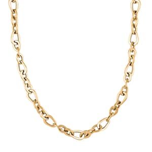 Italian 10K Yellow Gold Goccia Oro Necklace 18 Inches 13.9 Grams