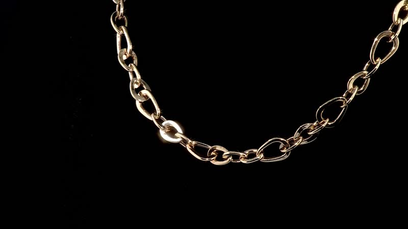 Italian 10K Yellow Gold Goccia Oro Necklace 18 Inches 13.9 Grams