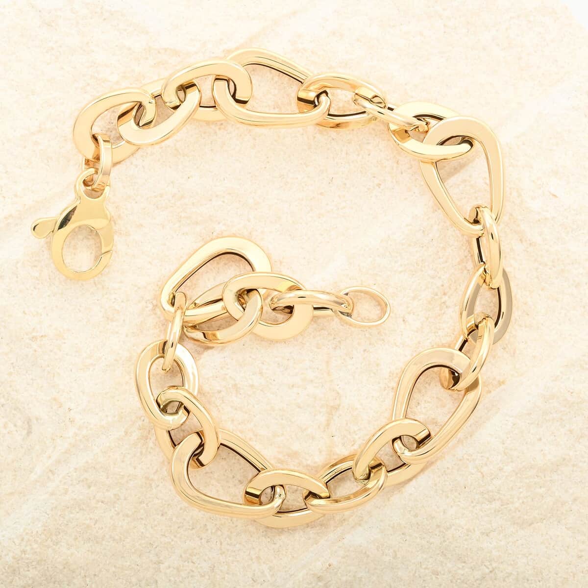 Italian Goccia Oro Bracelet in 10K Yellow Gold (7.50 In) 5.63 Grams image number 1