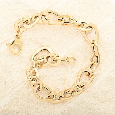 Italian Goccia Oro Bracelet in 10K Yellow Gold (7.50 In) 5.63 Grams