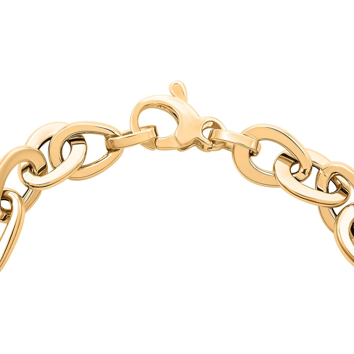 Italian Goccia Oro Bracelet in 10K Yellow Gold (7.50 In) 5.63 Grams