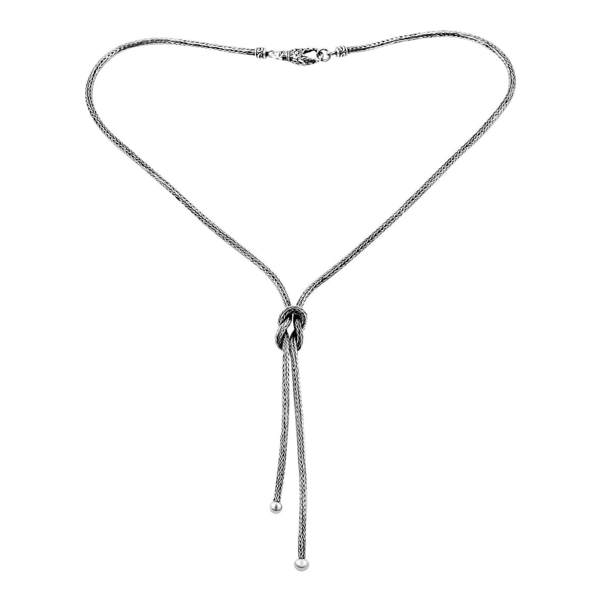 Bali Legacy Sterling Silver Knot Necklace 20 Inches 24.40 Grams  image number 0