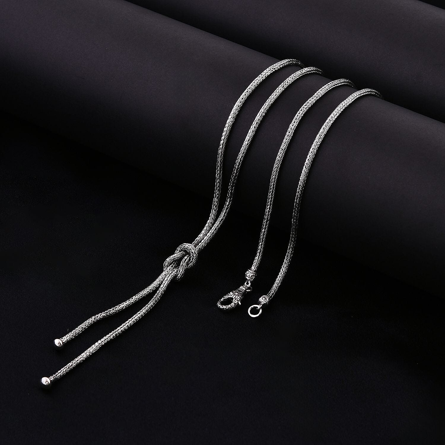 Bali Legacy Sterling Silver Knot Necklace 20 Inches 24.40 Grams 