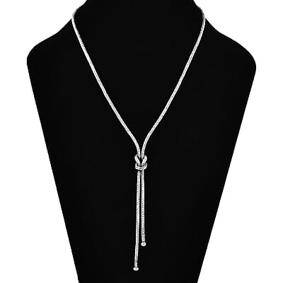 Bali Legacy Sterling Silver Knot Necklace 20 Inches 24.40 Grams 