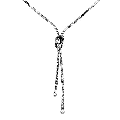 Bali Legacy Sterling Silver Knot Necklace 20 Inches 24.40 Grams 