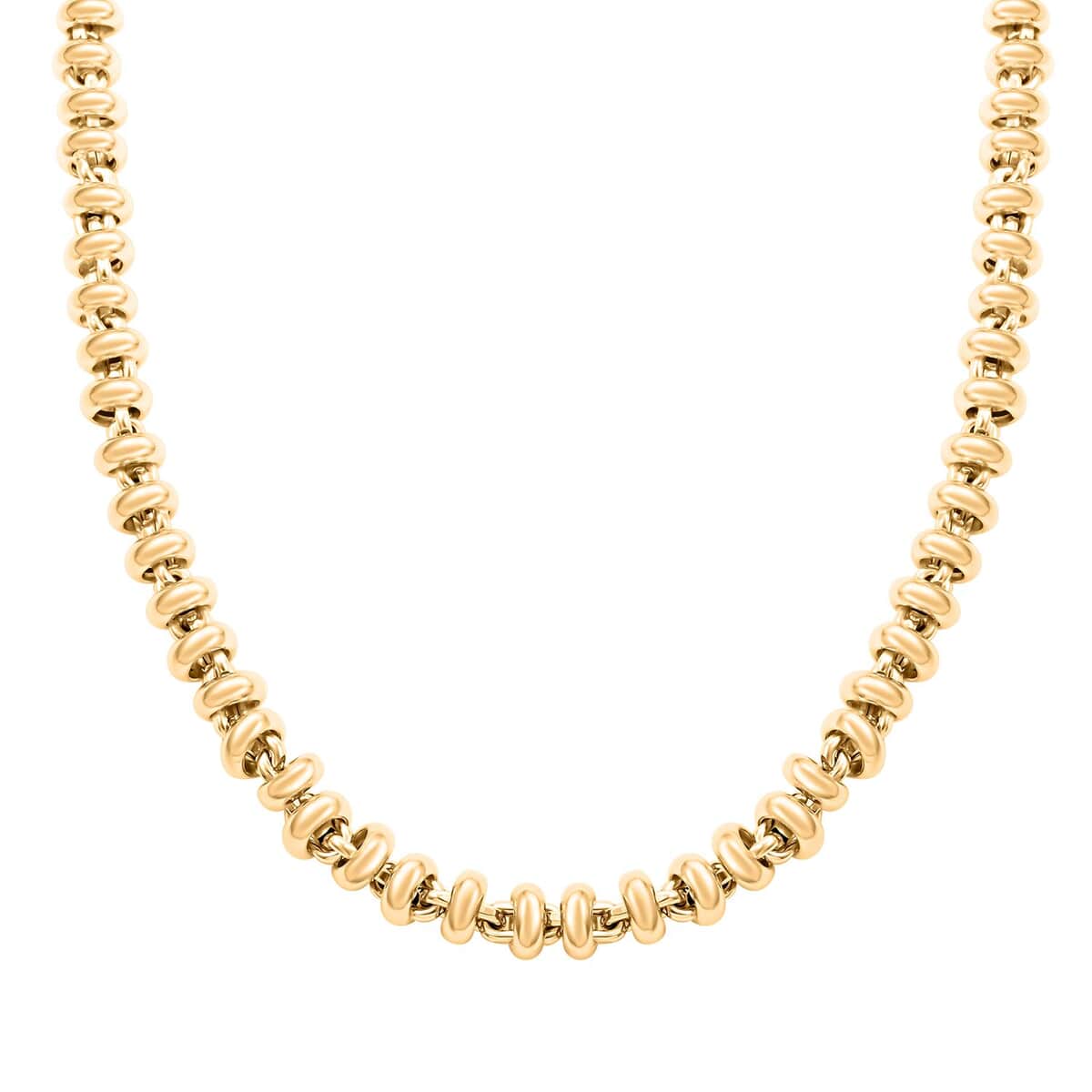 Italian Rolo Necklace in 10K Yellow Gold 20.0 Grams 18 inches image number 0