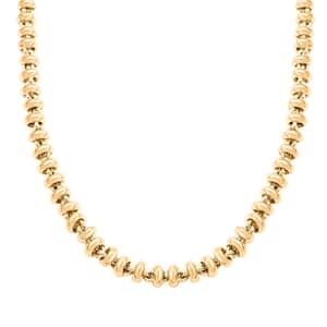 Italian Rolo Necklace in 10K Yellow Gold 20.0 Grams 18 inches