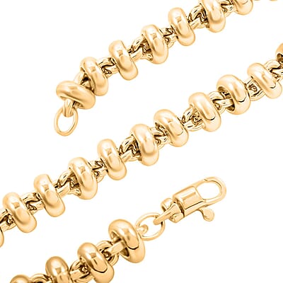 Italian Rolo Necklace in 10K Yellow Gold 20.0 Grams 18 inches