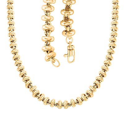 Italian Rolo Necklace in 10K Yellow Gold 20.0 Grams 18 inches
