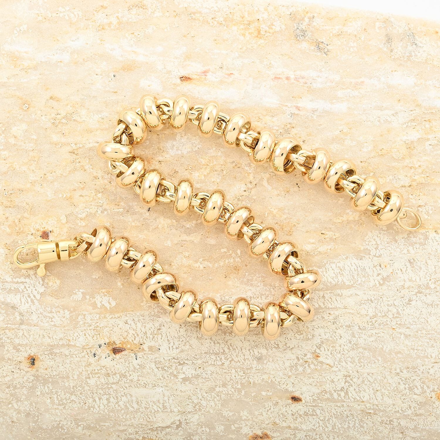 Italian Rolo Bracelet in 10K Yellow Gold (7.50 In) 8.82 Grams