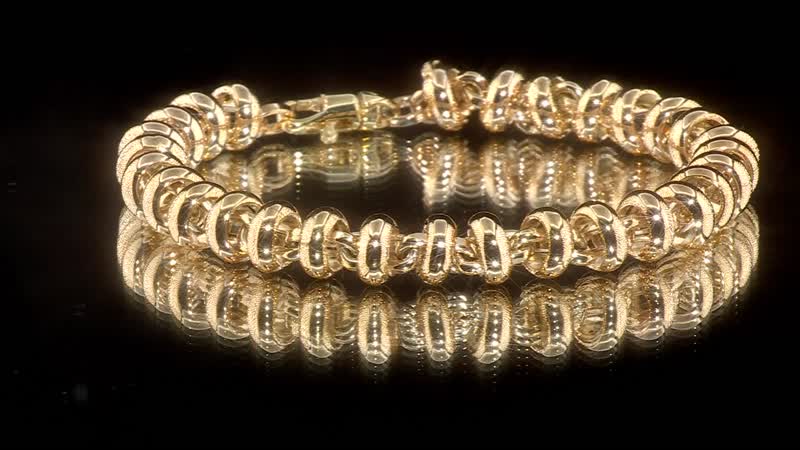Italian Rolo Bracelet in 10K Yellow Gold (7.50 In) 8.82 Grams