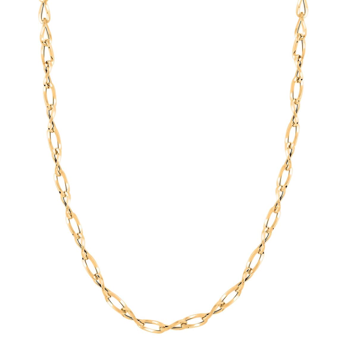 Italian 10K Yellow Gold Fiocco Breeze Necklace 18-20 Inches 4.2 Grams image number 0