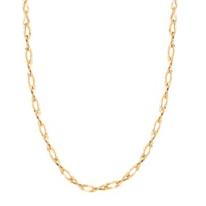 Italian 10K Yellow Gold Fiocco Breeze Necklace 18-20 Inches 4.2 Grams