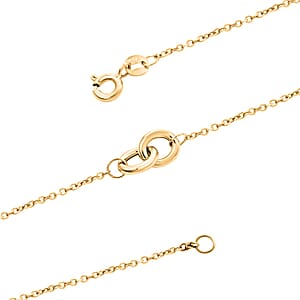 Italian Knot Stations Necklace in 10K Yellow Gold 2.20 Grams 20 Inches
