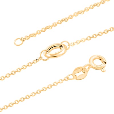 Italian Circle Stations Necklace in 10K Yellow Gold 1.95 Grams 20 Inches