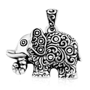 Bali Legacy Sterling Silver Elephant Pendant 9.20 Grams