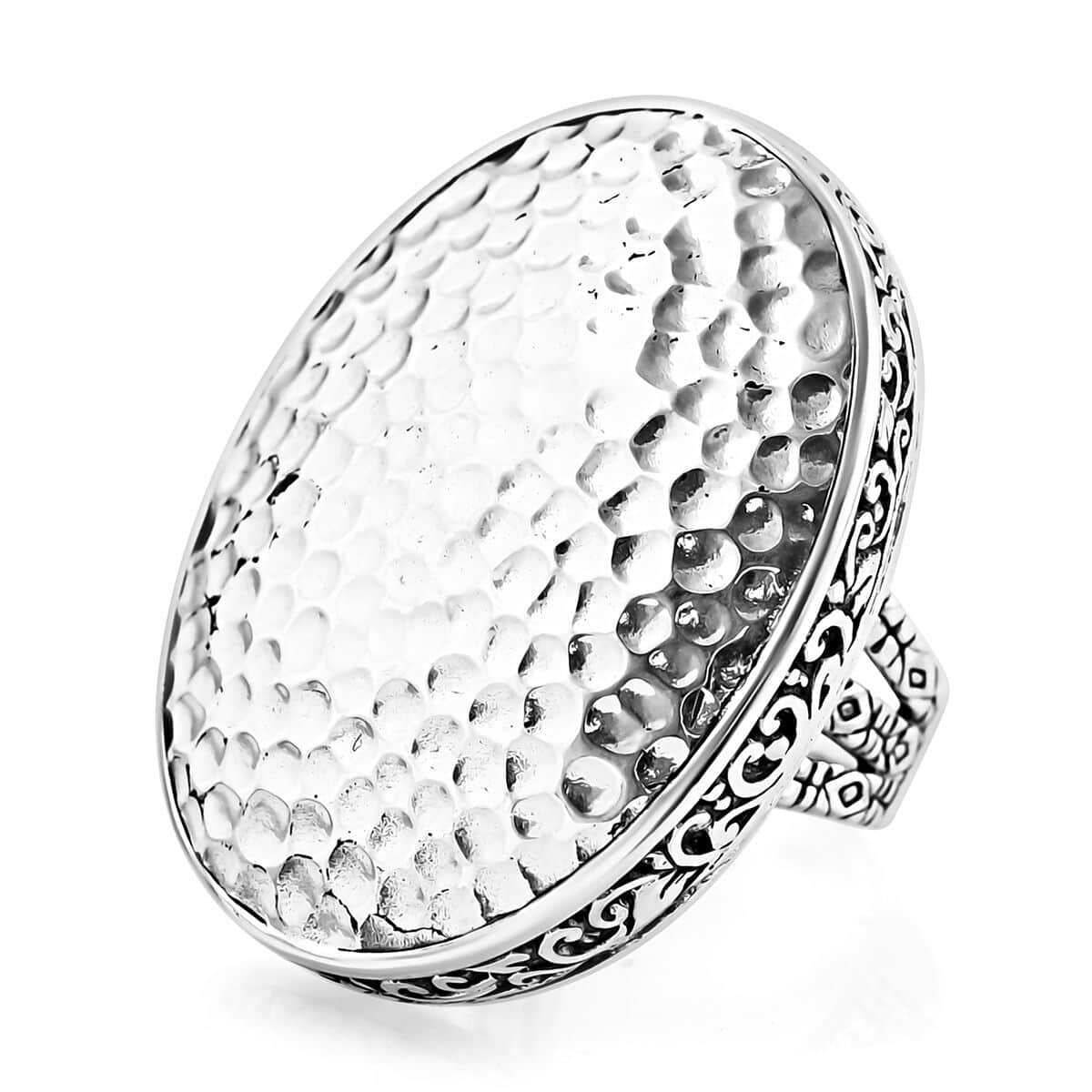 Memorial Day Doorbuster Bali Legacy Sterling Silver Ring (Size 10.0) (16.60 g) image number 0