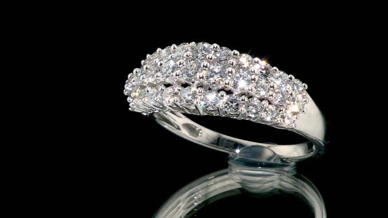 Lab Grown Diamond (G-H, SI) Ring in Platinum Over Sterling Silver (Size 10.0) 1.50 ctw