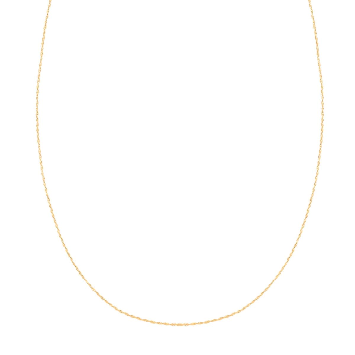 Italian Serpentina Necklace in 10K Yellow Gold 1.25 Grams 20 Inches image number 0