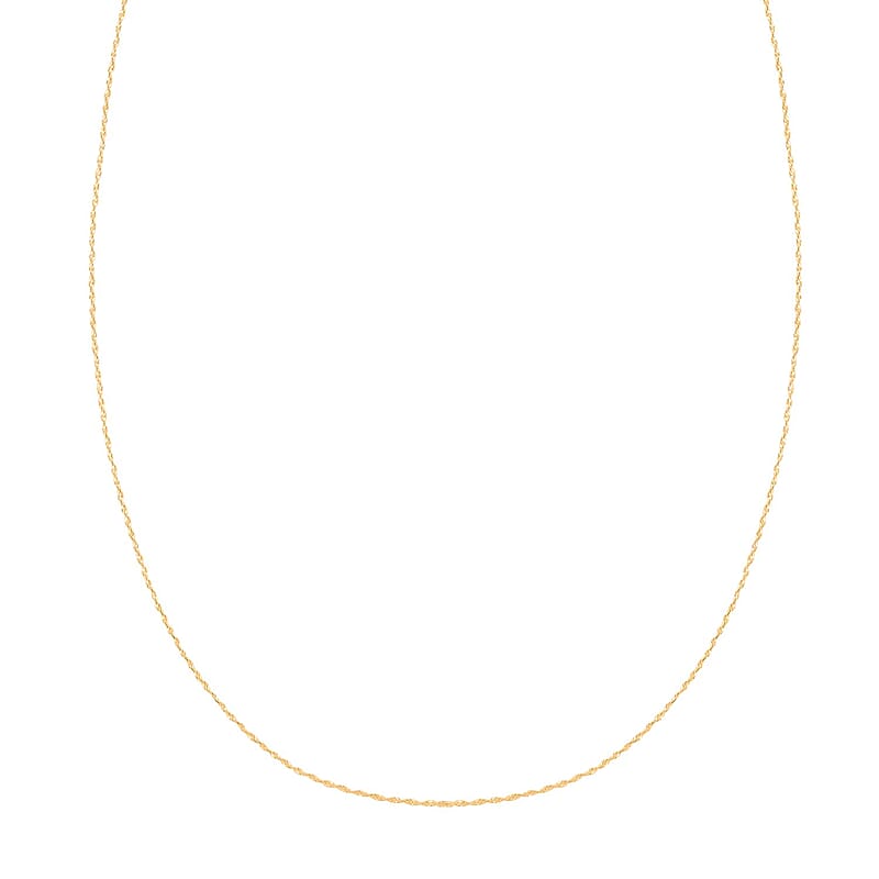 Italian Serpentina Necklace in 10K Yellow Gold 1.25 Grams 20 Inches