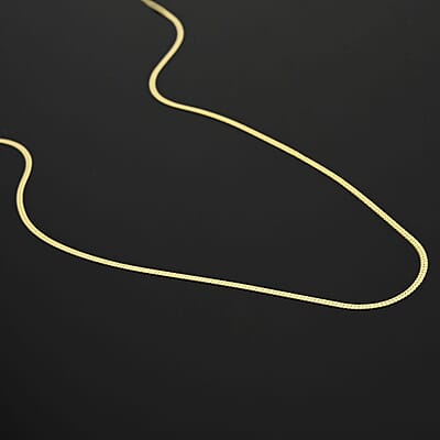 Italian Herringbone Necklace 10K Yellow Gold 1.27 Grams 20 Inches