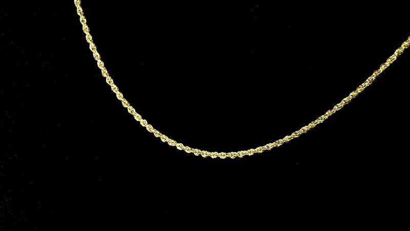 Italian Herringbone Necklace 10K Yellow Gold 1.27 Grams 20 Inches